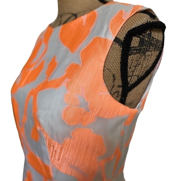 DVF Diane Von Furstenberg Women’s Size 4 Carpreena Rose Jacquard Mini Dress - Picture 8 of 15